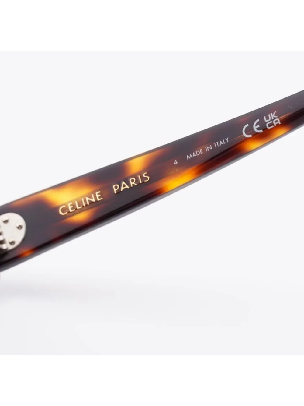 Celine CL40311I 53A Sunglasses Havana Cat Eye Frame, Grey Lenses